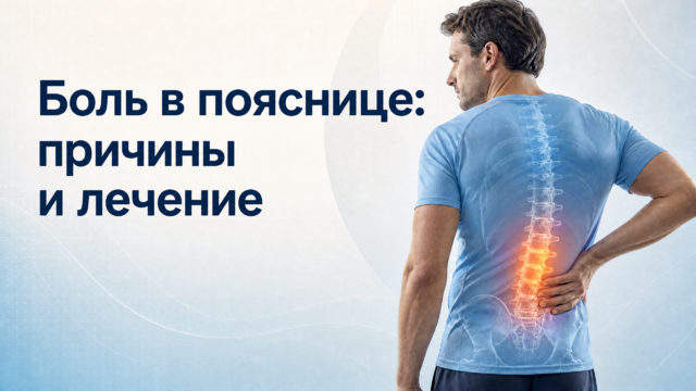 Боль в пояснице: причины и лечение