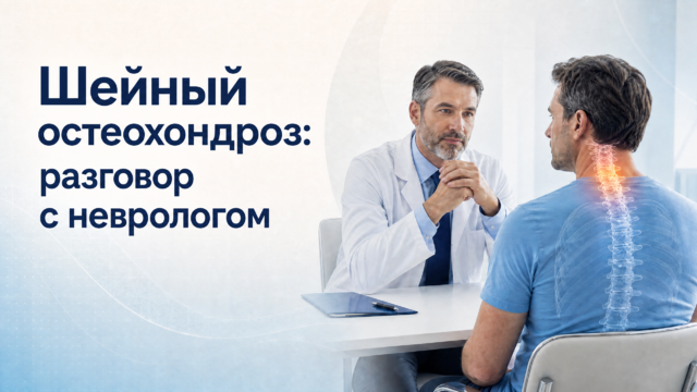 Шейный остеохондроз: разговор с неврологом