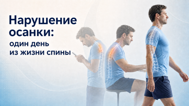 Нарушение осанки: один день из жизни спины