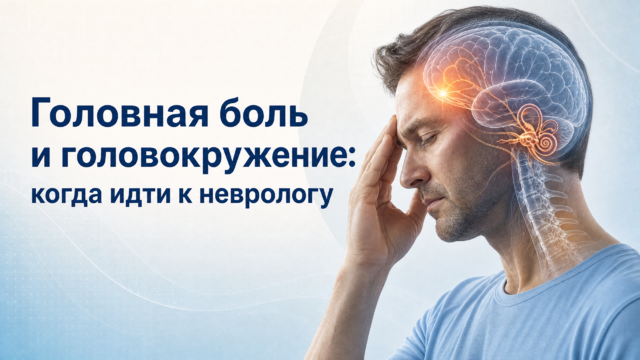 Головная боль и головокружение: когда пора к неврологу