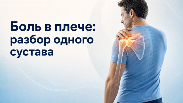 Боль в плече: почему рука перестаёт подниматься