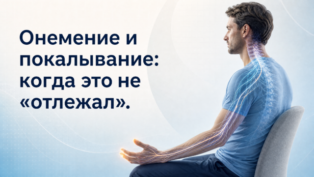 Онемение и покалывание в руках и ногах: когда это не просто «отлежал»